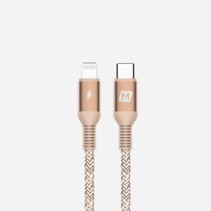 Momax Elite Link Lightning to Type-C Cable (1.2M) - Gold