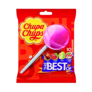 Chupa Chups The Best Of Lollipops Pack of 10 8401976