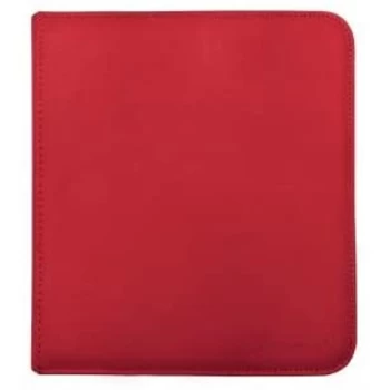 Vivid 12-Pocket Zippered PRO-Binder - Red