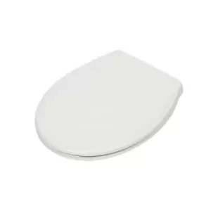 Croydex Lomond D Shape Toilet Seat - White