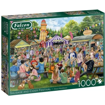 Falcon de luxe Sausage & Cider Festival Jigsaw Puzzle - 1000 Pieces