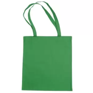 Jassz Bags "Beech" Cotton Large Handle Shopping Bag / Tote (Pack of 2) (One Size) (Dark Green)