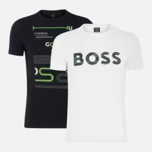 BOSS Athleisure Mens 2-Pack T-Shirts - Multi - XXL