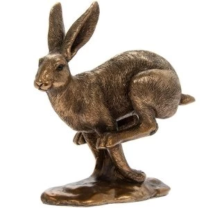 Reflections Bronzed Hare Figurine By Lesser & Pavey