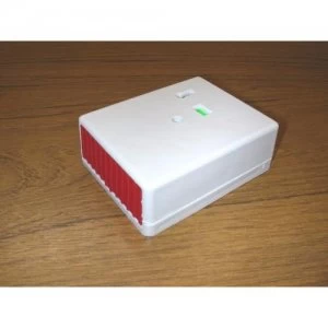 Knight Panic Button Personal Attack Alarm Latching/Non-Latching White Plastic - Single Button Latch