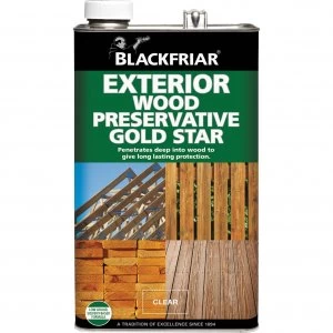 Blackfriar Exterior Wood Preserver Gold Star Ebony 5l