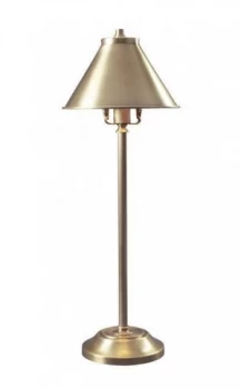 1 Light Table Lamp Antique Brass, E14
