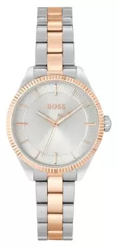 BOSS 1502727 Sage (32mm) Silver Dial / Two Tone Rose Gold Watch