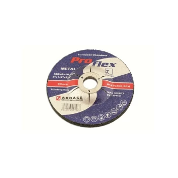 Grinding Discs - Depressed Centre -100mm x 6.4mm - Box Qty 25 - 32193 - Abracs