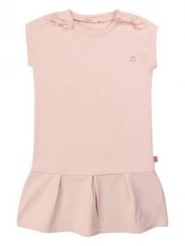 Billieblush Girls Bow Peplum Sweat Dress - Pink, Size 4 Years, Women