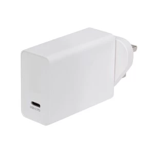 Maplin USB-C Port Wall Charger with 18W PD Power Delivery UK Plug