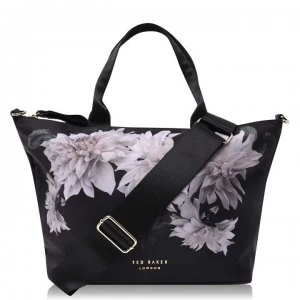 Ted Baker Floral Shopper Bag - black