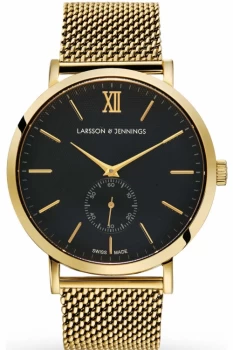 Mens Larsson & Jennings Lugano 40mm Mechanical Watch LGN40-CMGLD-C-M-P-GB-O