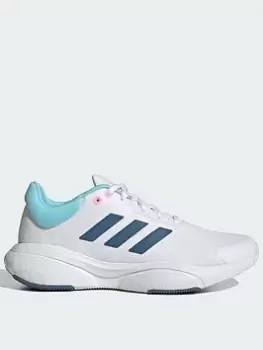 adidas Response, White/Blue, Size 7, Women