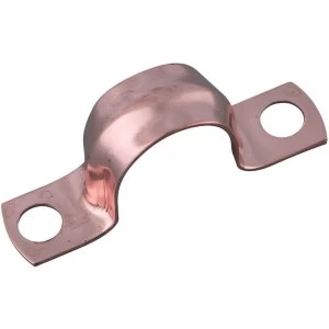 Wickes Copper Pipe Clips - 15mm Pack of 6