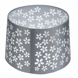 Stanford Home Daisy Laser Cut Lamp Shade - Pewter Daisy