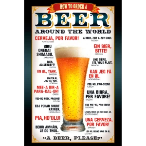 Beer How to Order Maxi Poster