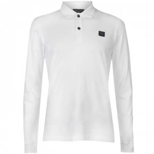 PAUL AND SHARK Long Sleeved Polo Shirt - White 010
