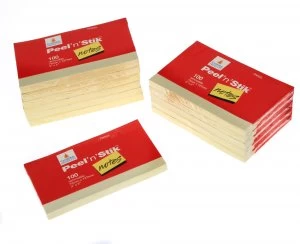 Cathedral Yellow Sticky Notes 75x127mm Pack of 12