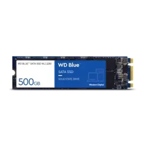 Western Digital WD Blue 500GB 3D NAND SATA III M.2 SSD WDS500G2B0B