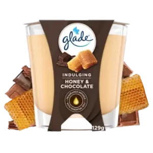 Glade Candle Honey & Chocolate Air Freshener 129g - wilko