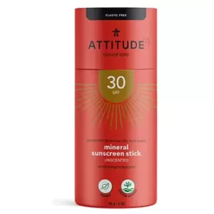 Attitude Mineral Sun Screen Stick - SPF 30 - Fragrance Free