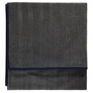 Gray and Willow Mini Velour Stripe Towel - Navy