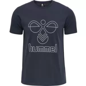 Hummel Print Graphic T Shirt Mens - Blue
