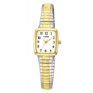 Lorus RPH58AX9 Ladies Gold Plated Two Tone Expanding Bracelet Watch