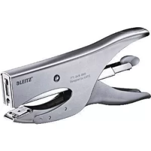 Leitz Handheld stapler 5549-00-81 Stapling capacity:40 sheets (80 g/m²) Black, Chrome