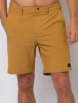 Animal Darwin Twill Shorts - Mustard, Mustard, Size 36, Men