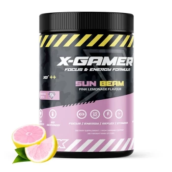 X-Gamer X-Tubz Sun Beam (Pink Lemonade Flavoured) Energy Formula - 600g