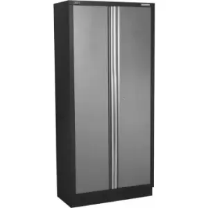 915mm Full Height Modular Floor Cabinet - Double Doors - Four Adjustable Shelves