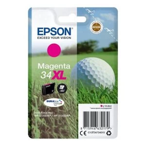 Epson Golf ball 34XL Magenta Ink Cartridge