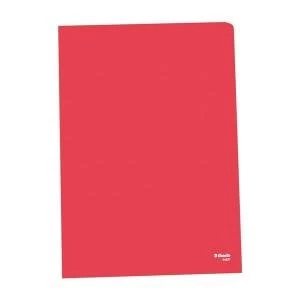 Esselte Copy-safe Folder Plastic Cut Flush A4 Red Ref 5483354834 Pack