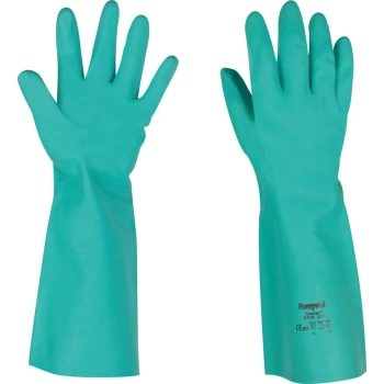 953-03 Powercoat Nitraf Nitrile Green Gloves - Size 8
