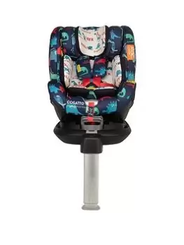Cosatto RAC Come And Go i-Rotate Car Seat - D is for Dino, Green
