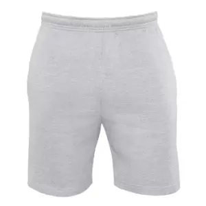 Casual Classics Unisex Adult Ringspun Blended Shorts (XL) (Sports Grey)