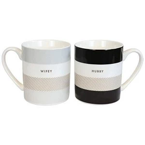 By Appointment Double Mug Set - Wifey & Hubby