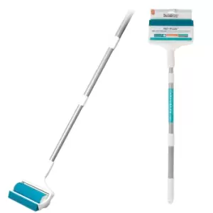 Beldray Pet Plus+ TPR Gel Lint Roller with Telescopic Handle - Turquoise