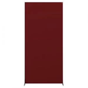 Nobo Impression Pro Protection Room Divider Screen Felt Red 1800 x 800 x 300 mm