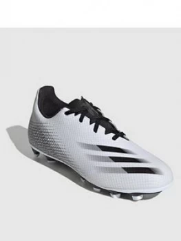 adidas X Ghosted.4 Firm Ground Football Boots - White, Size 7, Men