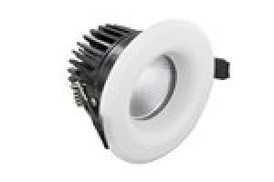 Integral Lux Fire 70mm cut-out IP65 Fire Rated Downlight 6W 38W 3000K 410lm 36 deg beam angle Non-Dimmable