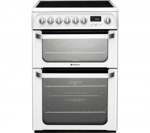 Hotpoint Ultima HUE61PS 60cm Electric Ceramic Cooker