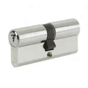 Yale 95mm Euro Double Cylinder - Satin Nickel Plate - Silver