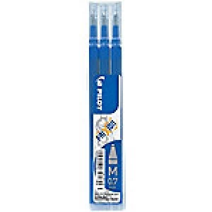 Pilot FriXion Clicker Pen Refill 0.4mm Blue 3 Pieces