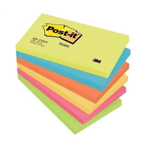 Post it Sticky Notes Neon Rainbow 6 x 100 Sheets