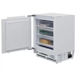 Hoover HBFUP130NKE Integrated Under Counter Freezer with Fixed Door Fixing Kit - F Rated