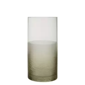 26cm Clear Glass Vase