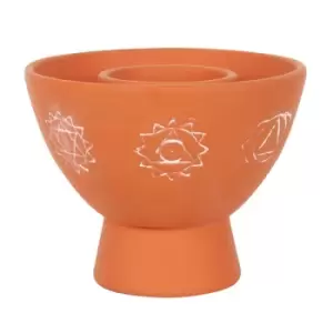 Chakras Terracotta Smudge Bowl